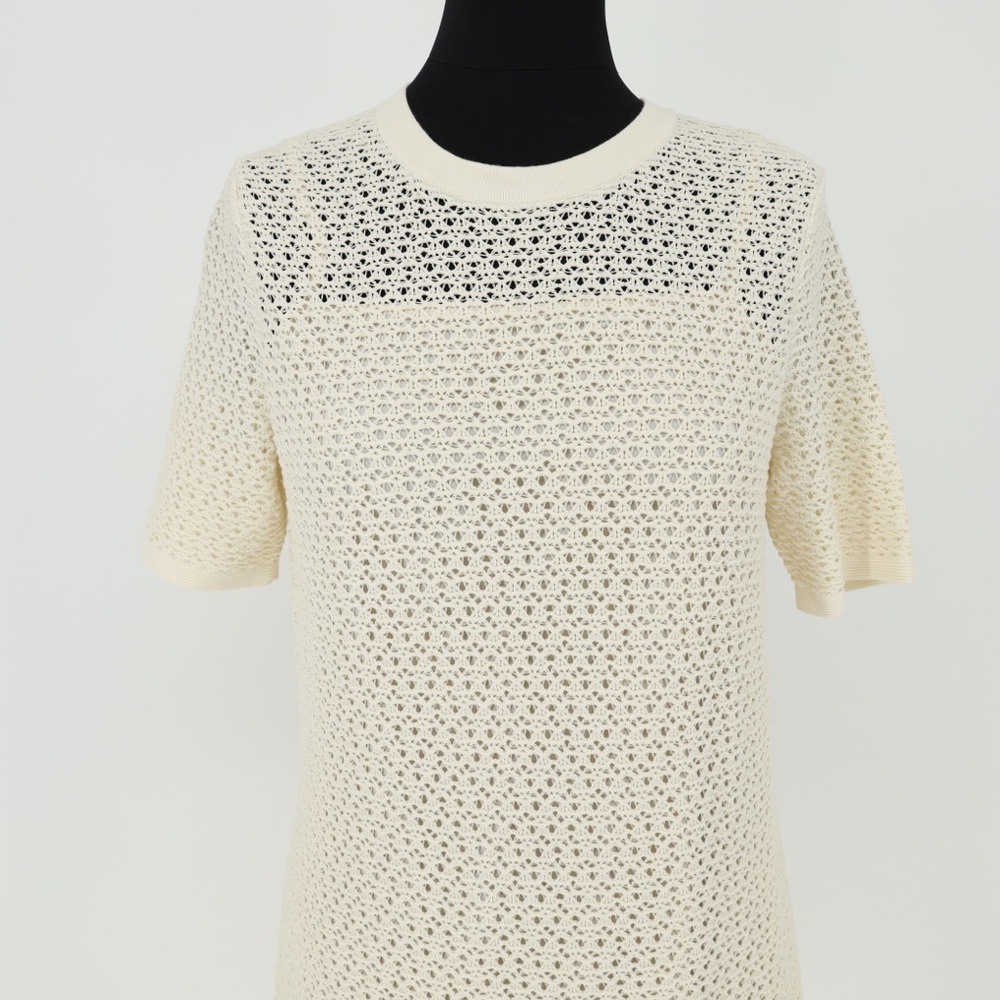 BANANA REPUBLIC Pointelle Sweater Dress with Slip - Picture 6 of 6